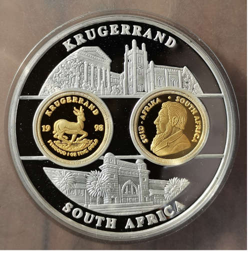 Crazy R1 Start! Huge 5cm 2006 Commemorative Krugerrand Medallion - Super Rare!