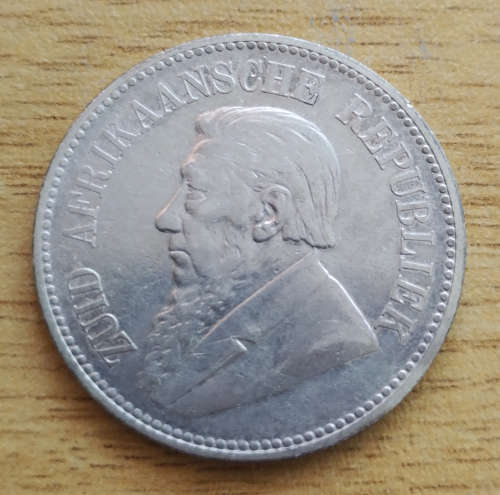 Crazy R1 Start! 1895 2.5 Shilling - Pure Silver. Very High Grade