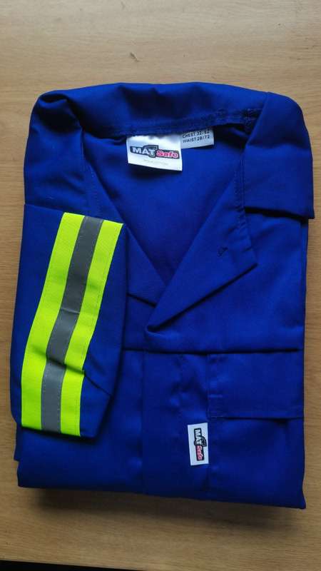Crazy R1 Start! Reflective 2pcs Overall Royal Blue 32