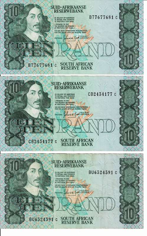Crazy R1 Start! 6x R10 Notes Circulated- G De Kock