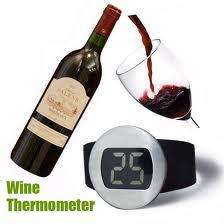 Electric Digital Red Wine Bottle Watch Thermometer