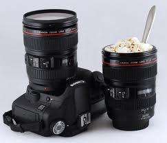 Camera Lens drinking cup! Great Novelty Item and gift!