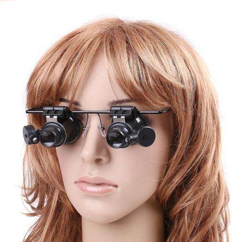 20X Magnifying Glasses with LED Lights FOR CLOSE UP VIEWING!