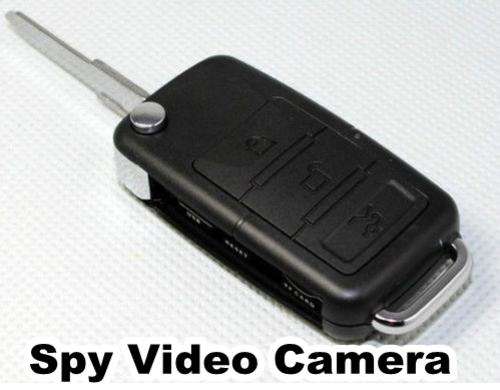 Rechargeable Spy Video Camera. Flick out key for realism. No one will know!