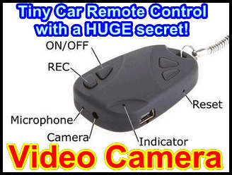 Invisible camera lense.
