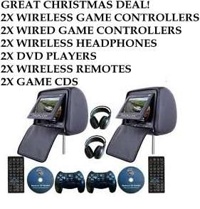 2 x Car Headrest SONY DVD, games & music players. IN STOCK NO WAITING! GREAT FOR CHRISTMAS!!