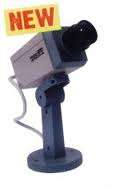 Dummy CCTV Camera motion detection with Red Flashing Led, A cheaper security alternative!