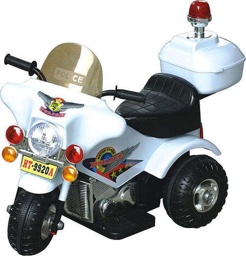 White Ride on Kids 6V Rechargeable Battery Powered MotorBike! Great Quality & FREE DELIVERY!