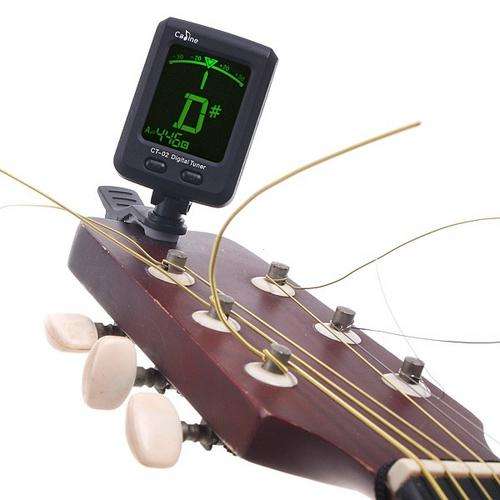 LCD Mini Clip-On Chromatic Tuner with Back light for Guitar,Bass,Violin and Ukulele instruments!