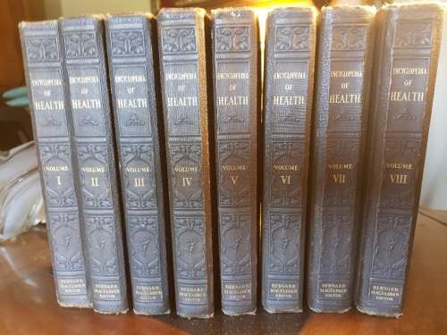 1931 Set of Eight Encyclopedia of Health Mc Fadden New York