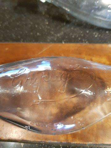 Antique Pair of Griptight Glass Baby Bottles