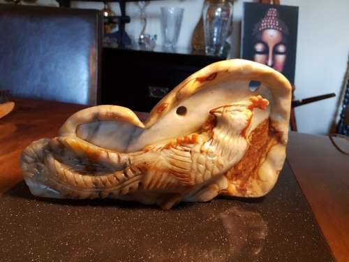 Jade/Nephrite Large Carved Bird 1.7 kg
