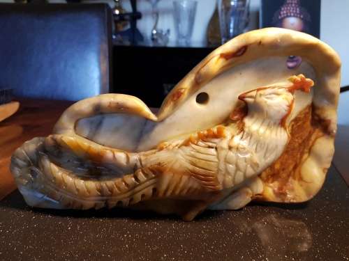 Jade/Nephrite Large Carved Bird 1.7 kg