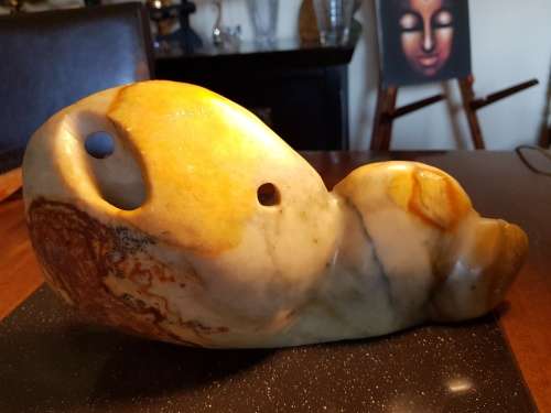 Jade/Nephrite Large Carved Bird 1.7 kg