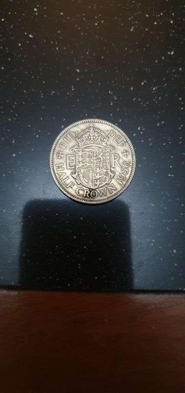 1956 Half Crown Coin