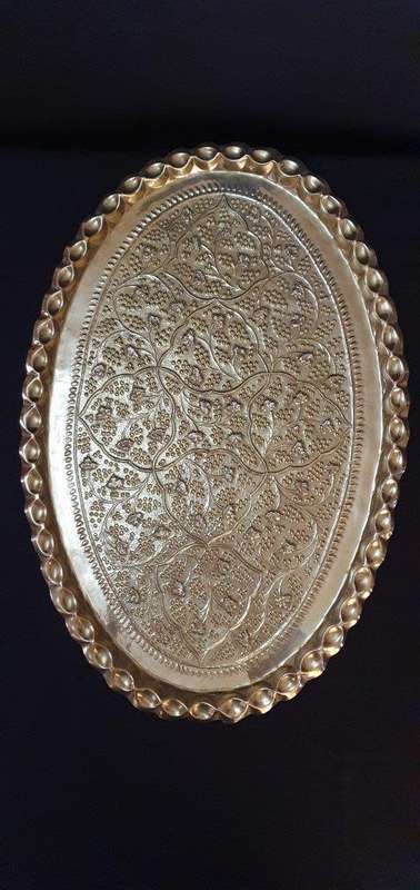 Stunning and Very Large Ornate Brass Wall Decor.
