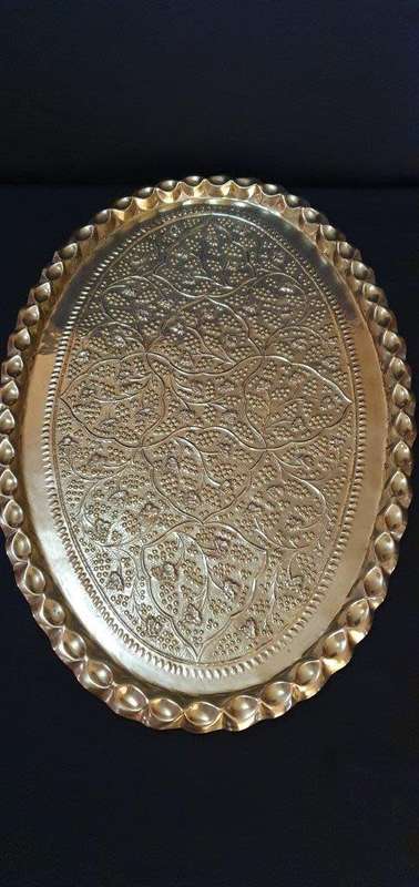 Stunning and Very Large Ornate Brass Wall Decor.