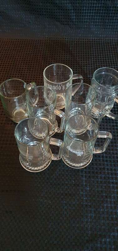 7 Large Beer Mugs