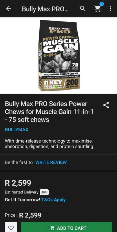 Bully max pro power chews 11 in 1 MADE IN THE USA.( for all dogs over 12 weeks old)