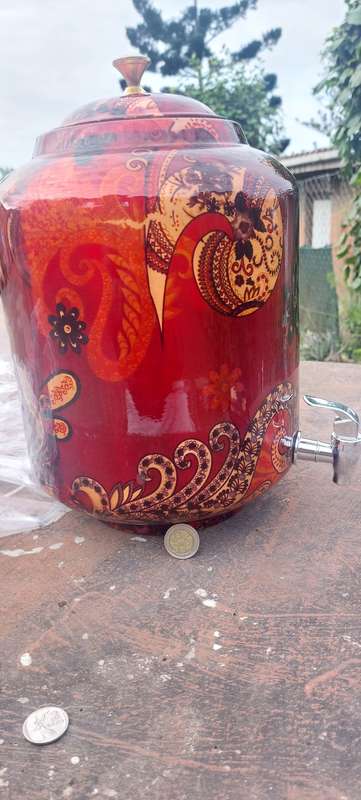 Pure Copper water dispenser with tap For Ayurveda Health Benefits