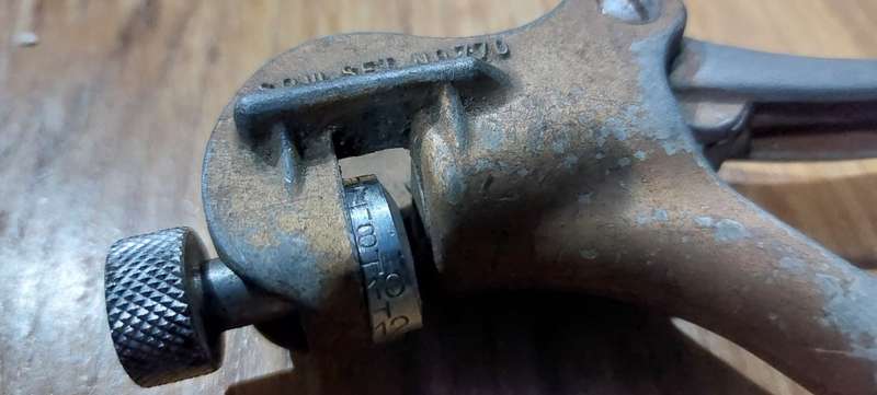 rare vintage saw blade setting plier tool