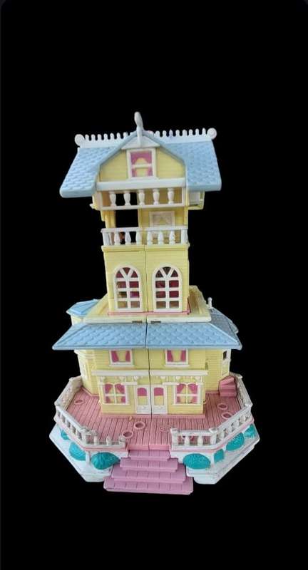 1995 vintage bluebird polly pocket club house pop up