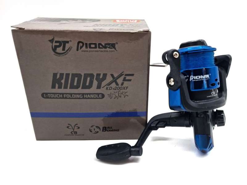 Pioneer 200XF Kiddy XF Spinning Fishing Reel With Line