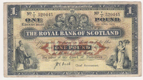 Scotland 1 pound 1953