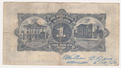 Scotland 1 pound 1953