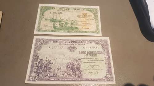 Angola 1948  2 notes