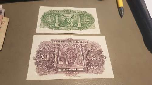 Angola 1948  2 notes