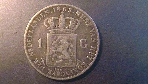 Nederlands 1 Gulden 1865