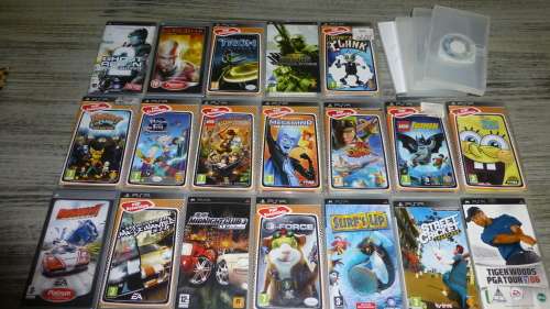 PSP-3004 Slim & Lite, including games and travel kit