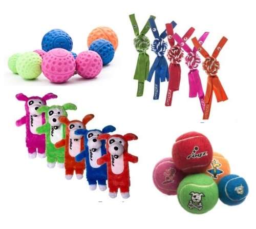 Rogz Assorted Dog Toy Bundle