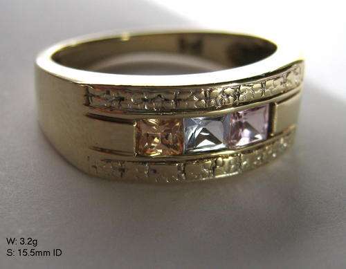 Solid 9ct Gold Dress Ring