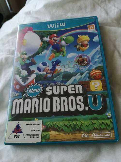 Nintendo Wii U Console + 3 Games