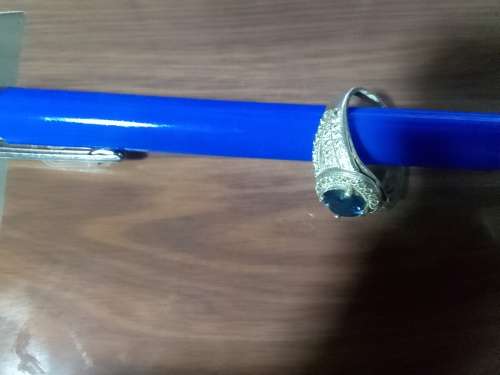 Sterling silver ring. Size P. Very detailed