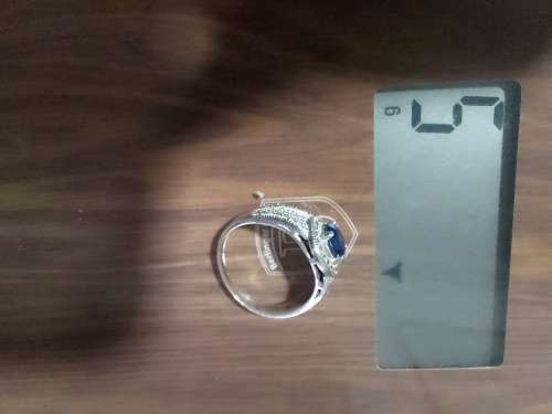 Sterling silver ring. Size P. Very detailed