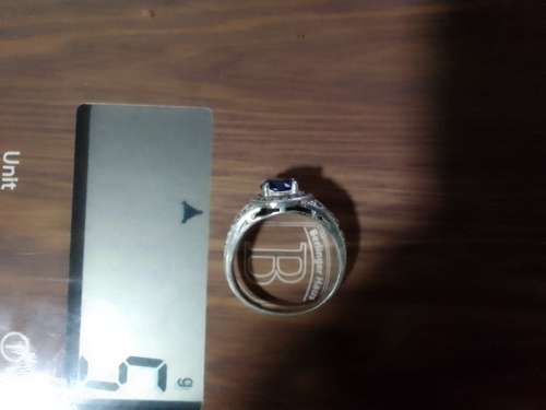 Sterling silver ring. Size P. Very detailed