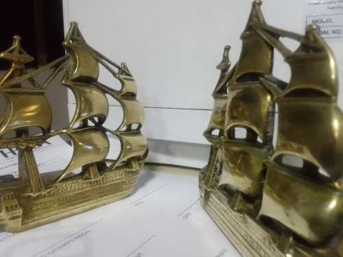 Beautiful Brass bookends