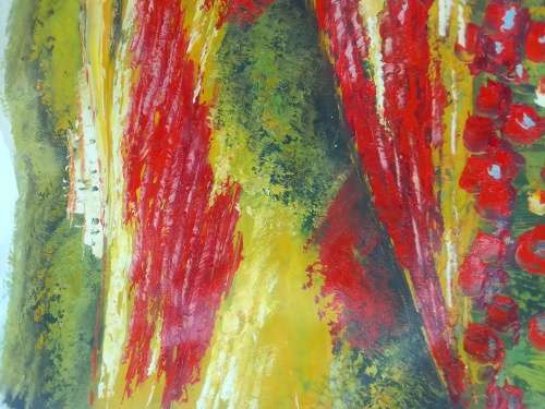 Letty Mason Oil on Canvas Painting 56cmx68cm. Unframed