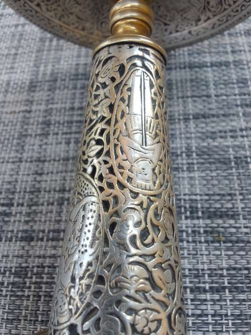 Sterling silver candle holder. Beautifully designed collection
