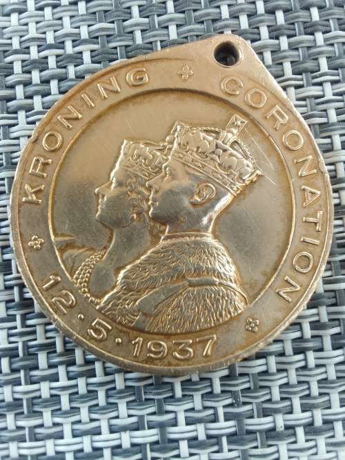 Union of South Africa coronation medal. dated 12 May 1937