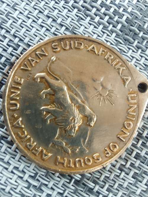 Union of South Africa coronation medal. dated 12 May 1937