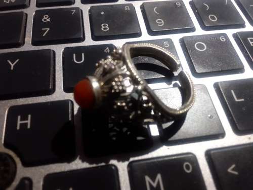 Sterling silver ring. Size Q