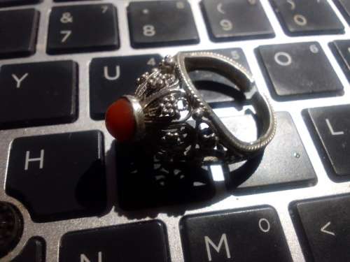 Sterling silver ring. Size Q