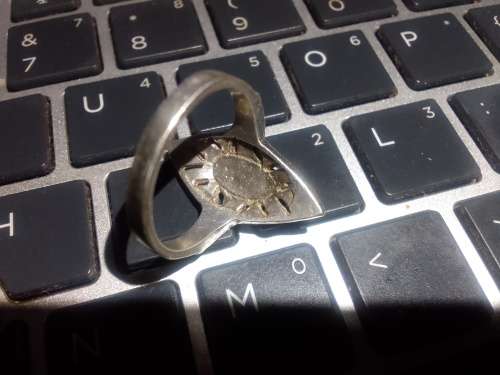 Sterling silver ring. Size P1/2. Must be seen