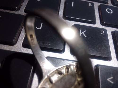 Sterling silver ring. Size P1/2. Must be seen