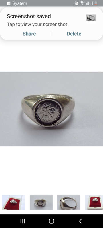 Sterling silver ring