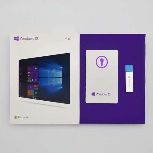 Windows 10 Professional USB - Boxed Retail - Full version - Lifetime Key